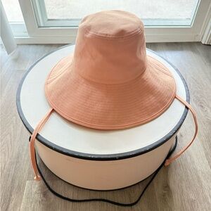 lack of color holiday cotton canvas blush pink bucket summer hat small medium